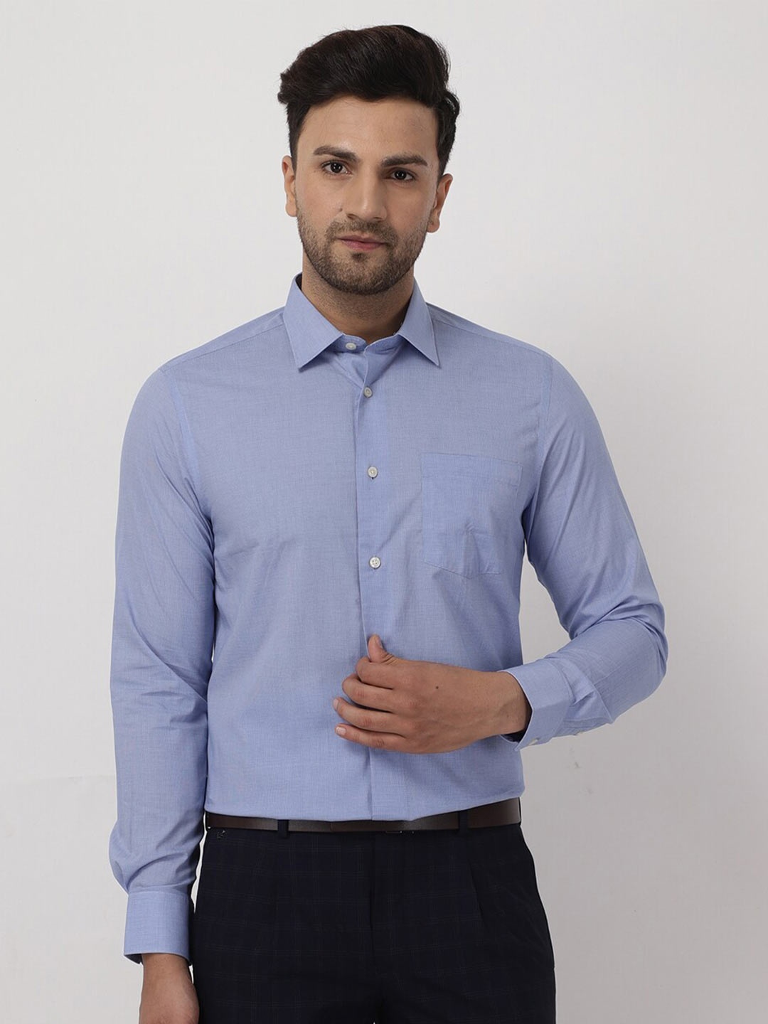 

Blackberrys Men Blue Slim Fit Formal Shirt