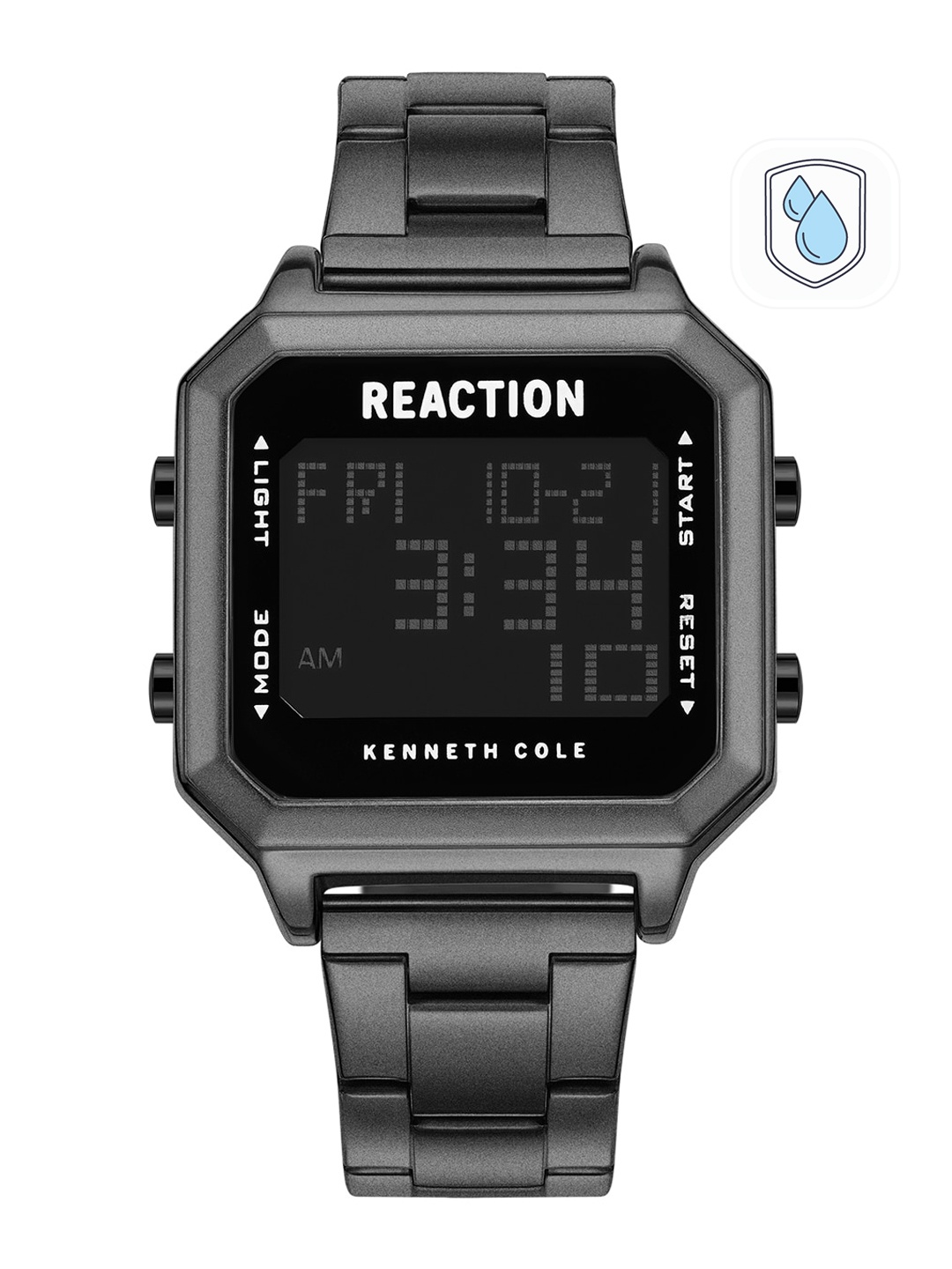 REACTION KENNETH COLE Unisex Black Dial 