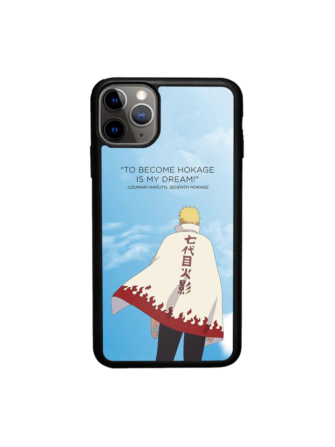 

macmerise Blue Printed 7th Hokage iPhone 11 Pro Bumper Case