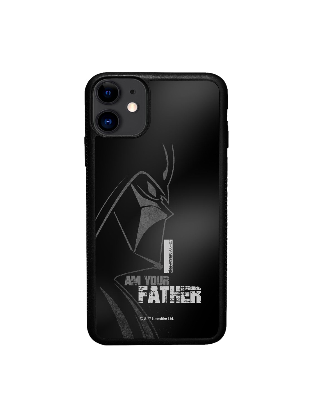 

macmerise Black I am your Father Design iPhone 11 Bumper Phone Back Case