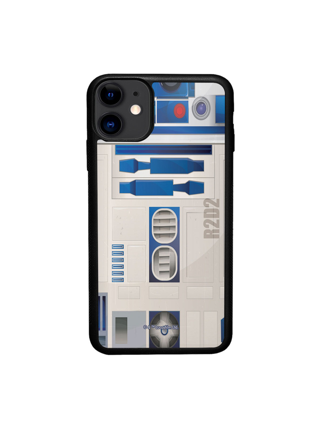 

macmerise White & Blue Attire R2D2 Design iPhone 11 Bumper Phone Back Case