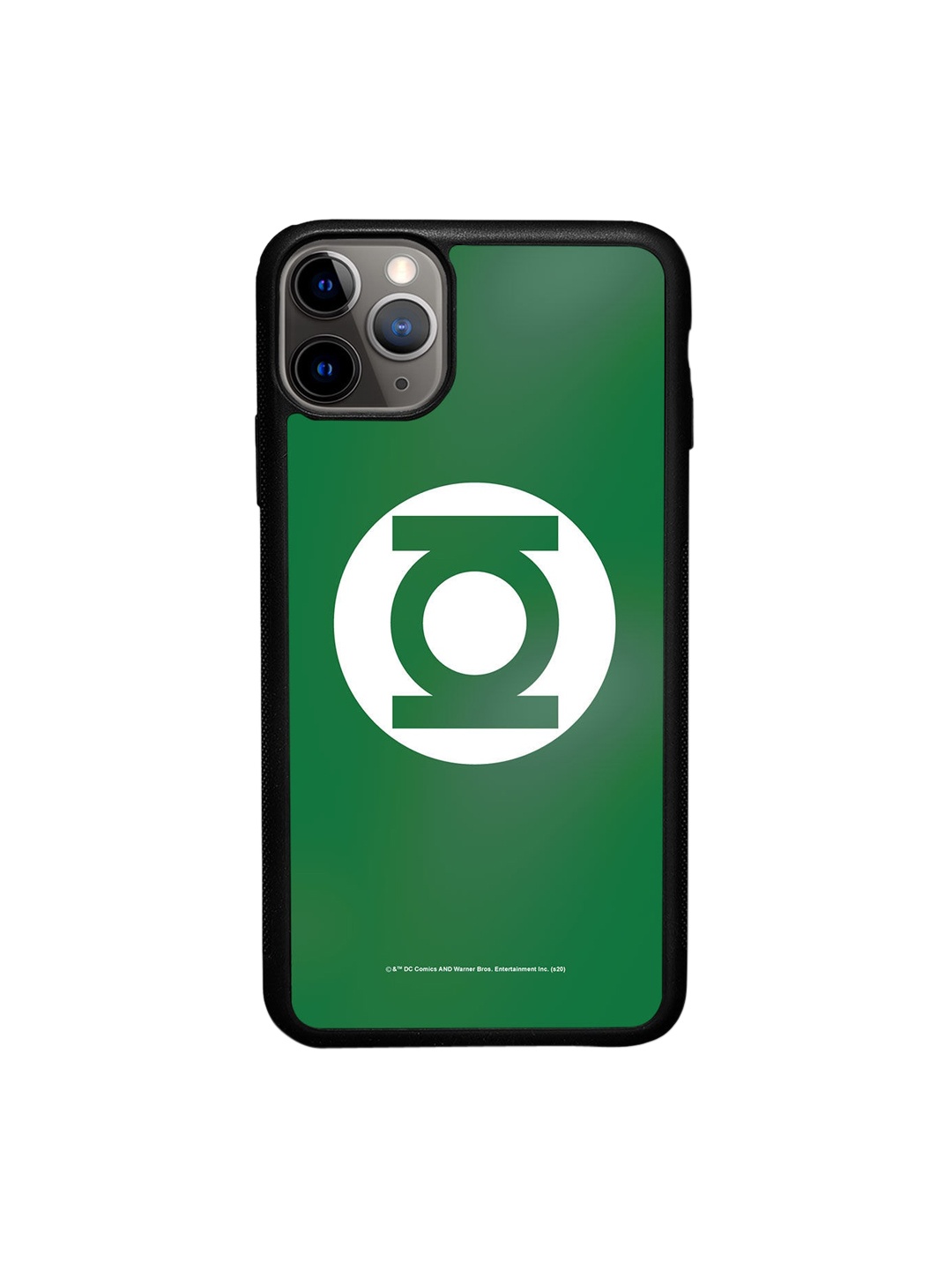 

macmerise Green Printed Logo Lantern Design iPhone 11 Pro Bumper Phone Back Case
