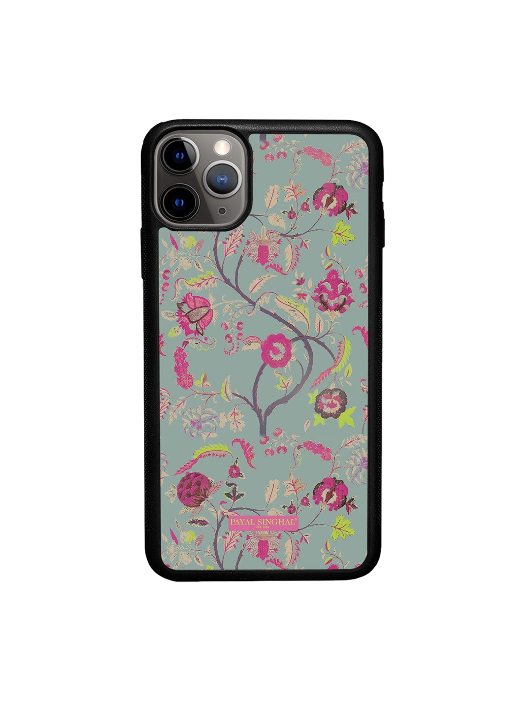 

macmerise Green Printed Payal Singhal Chintz iPhone 11 Pro Bumper Phone Back Case
