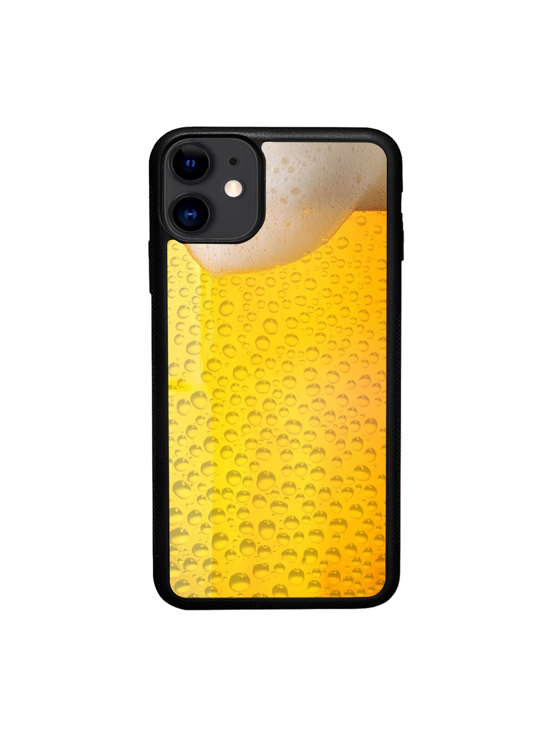 

macmerise Yellow Printed Chug It Design iPhone 11 Bumper Phone Back Case