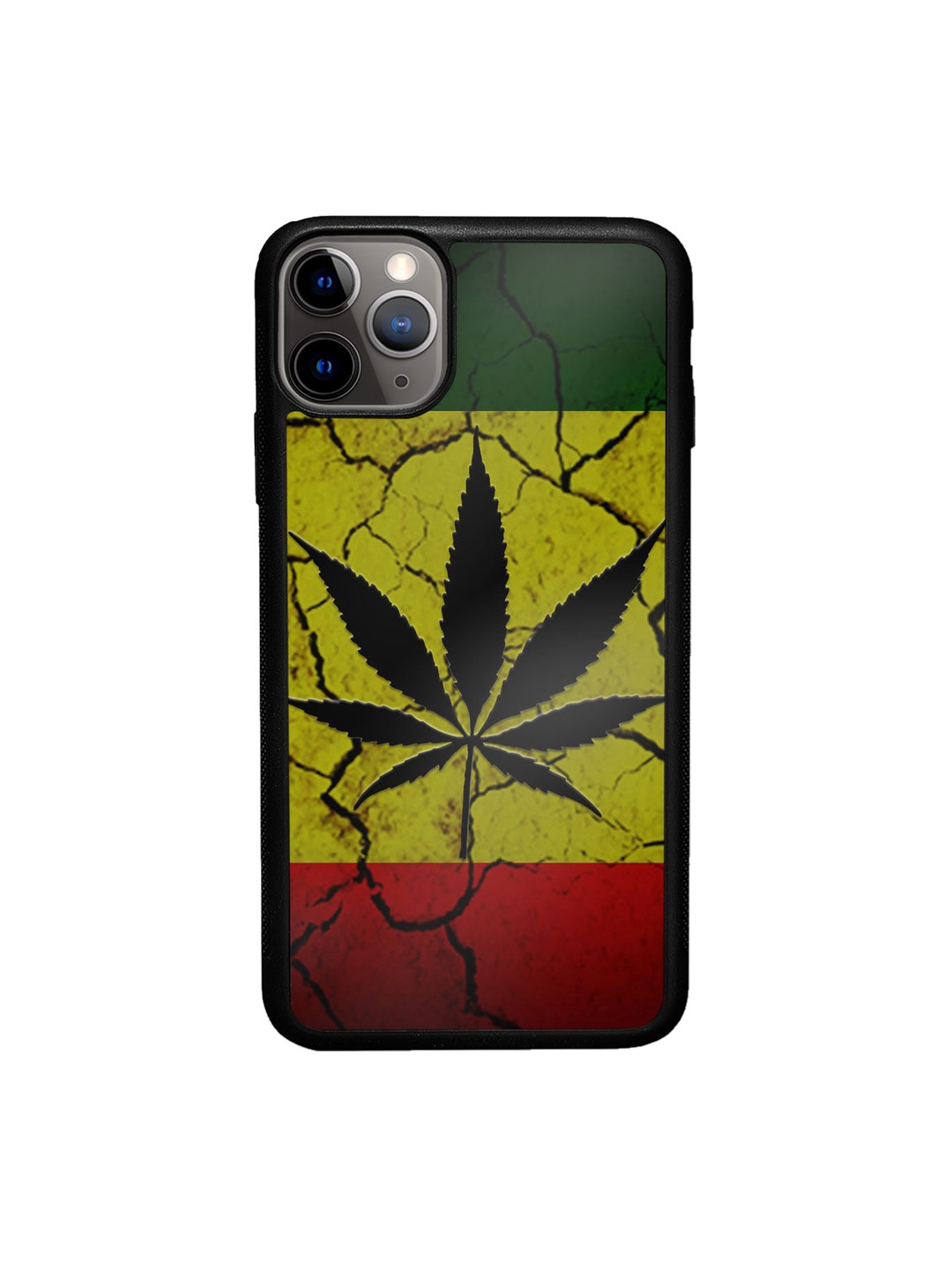 

Macmerise Yellow & Red Printed Rastafari Design iPhone 11 Pro Bumper Phone Back Case