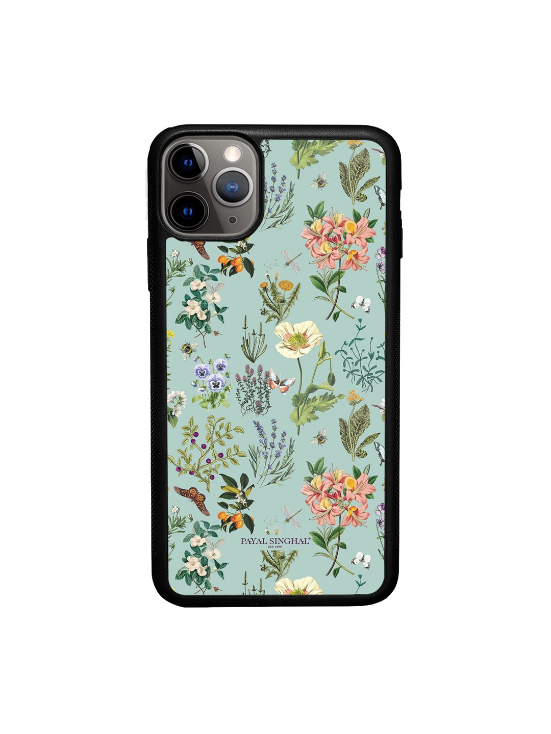 

macmerise Blue & White Payal Singhal Titli Aqua Design iPhone 11 Pro Bumper Back Case