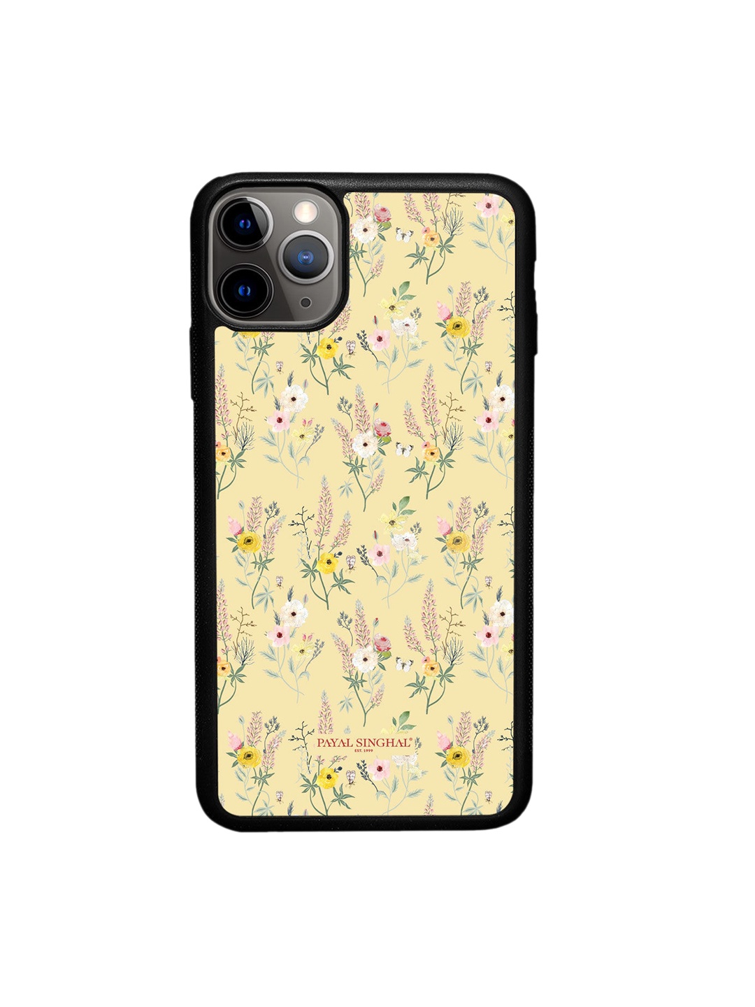 

macmerise Yellow & Green Payal Singhal Lemon Garden Design Printed iPhone 11 Pro Bumper Case