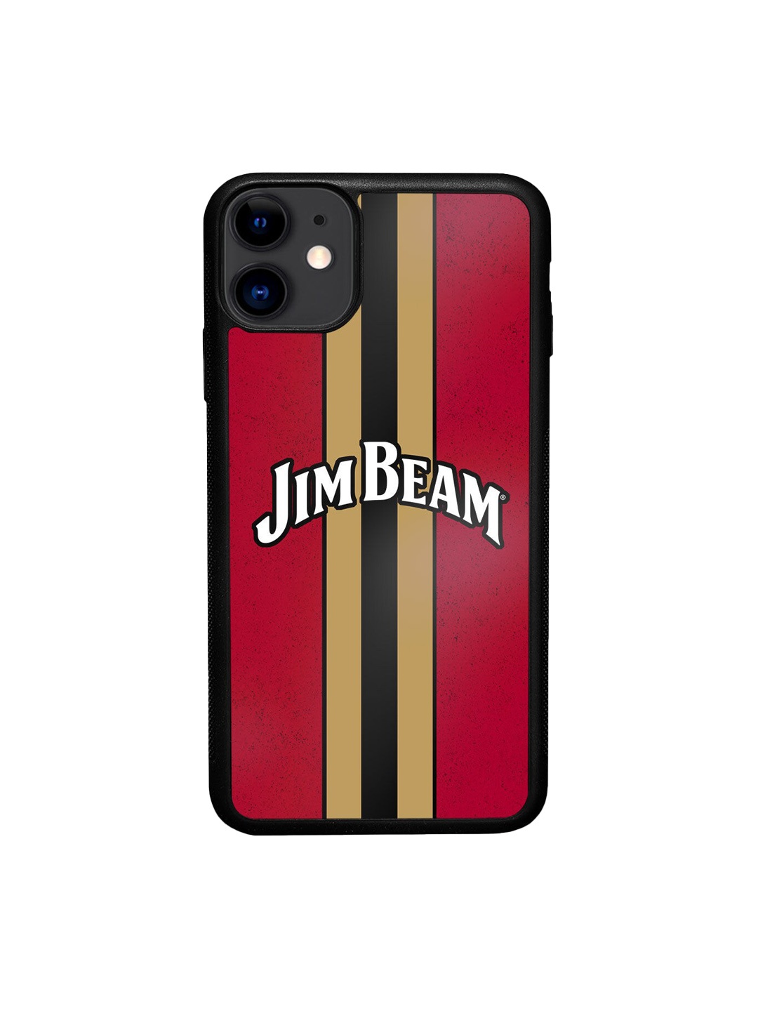 

macmerise Red Jim Beam Raspberry Design iPhone 11 Bumper Phone Back Case