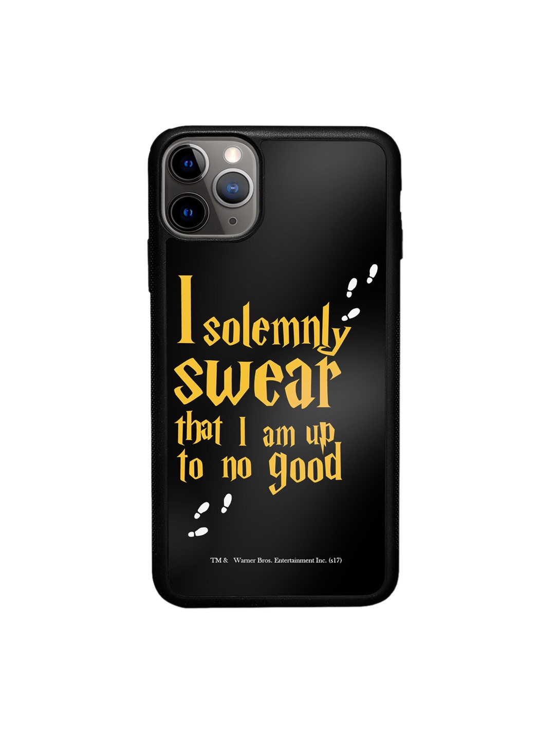 

macmerise Black Printed Solemnly Swear Design iPhone 11 Pro Bumper Phone Back Case