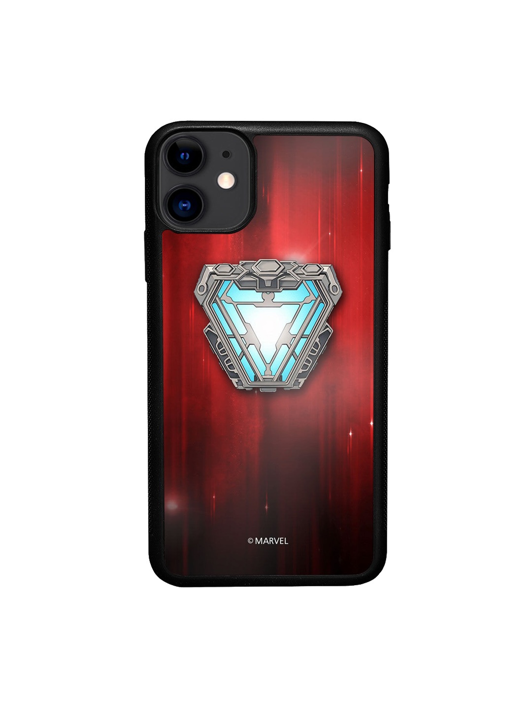 

macmerise Iron man Infinity Arc Reactor Design iPhone 11 Bumper Phone Back Case, Black