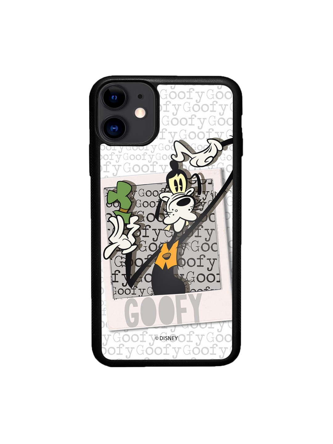 

macmerise White & Black Goofy Printed iPhone 11 Phone Back Case