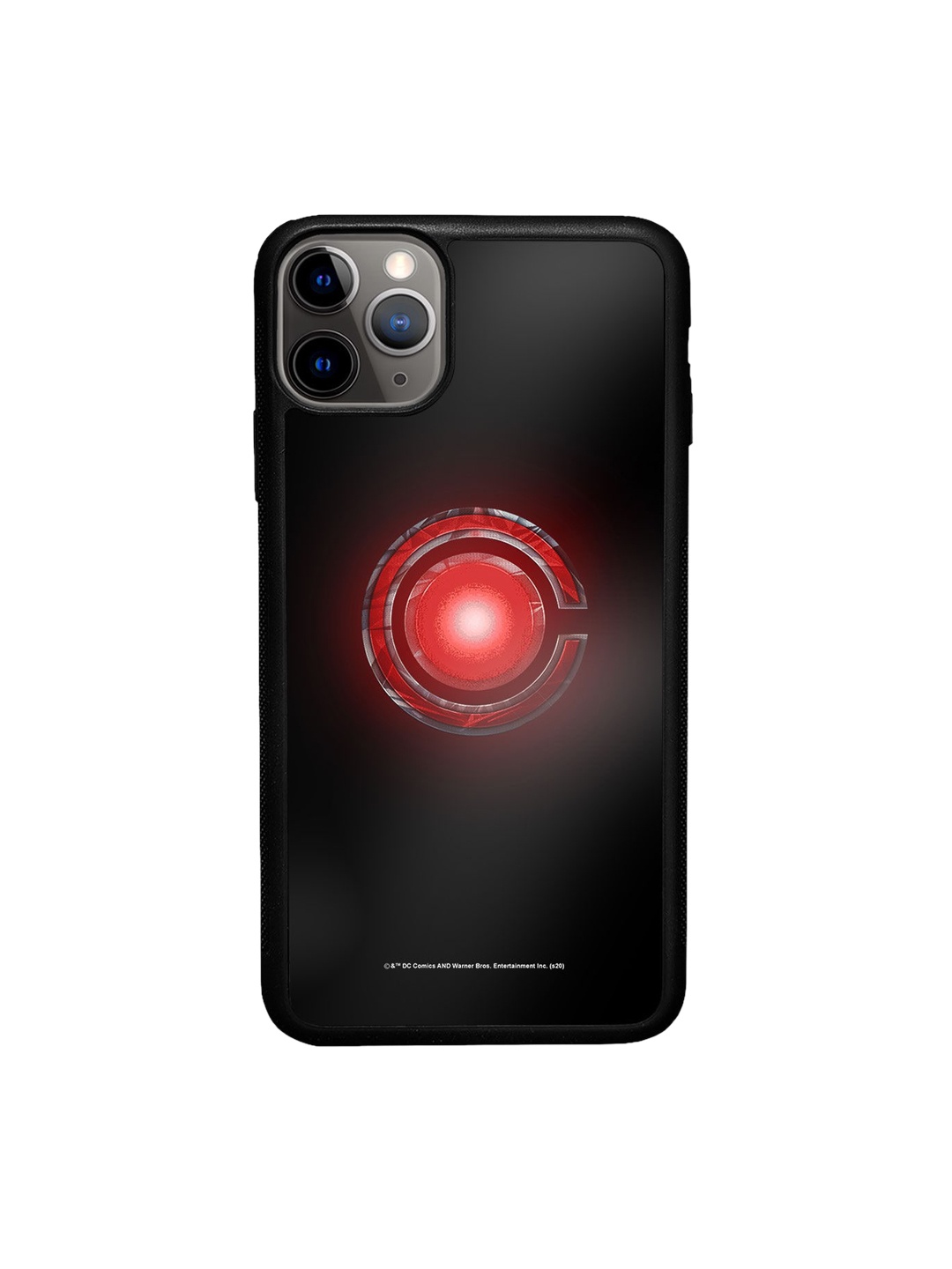 

macmerise Black & Red Logo Cyborg Design iPhone 11 Pro Bumper Phone Back Case