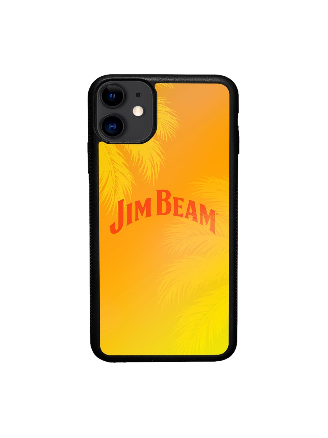 

macmerise Yellow Jim Beam Palms Golden Design iPhone 11 Bumper Phone Back Case