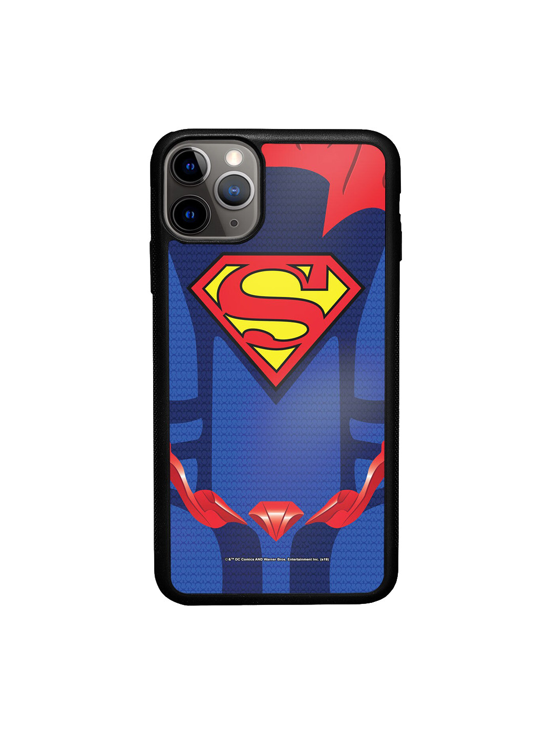 

macmerise Blue & Red Suit Up Superman Design iPhone 11 Pro Bumper Phone Back Case