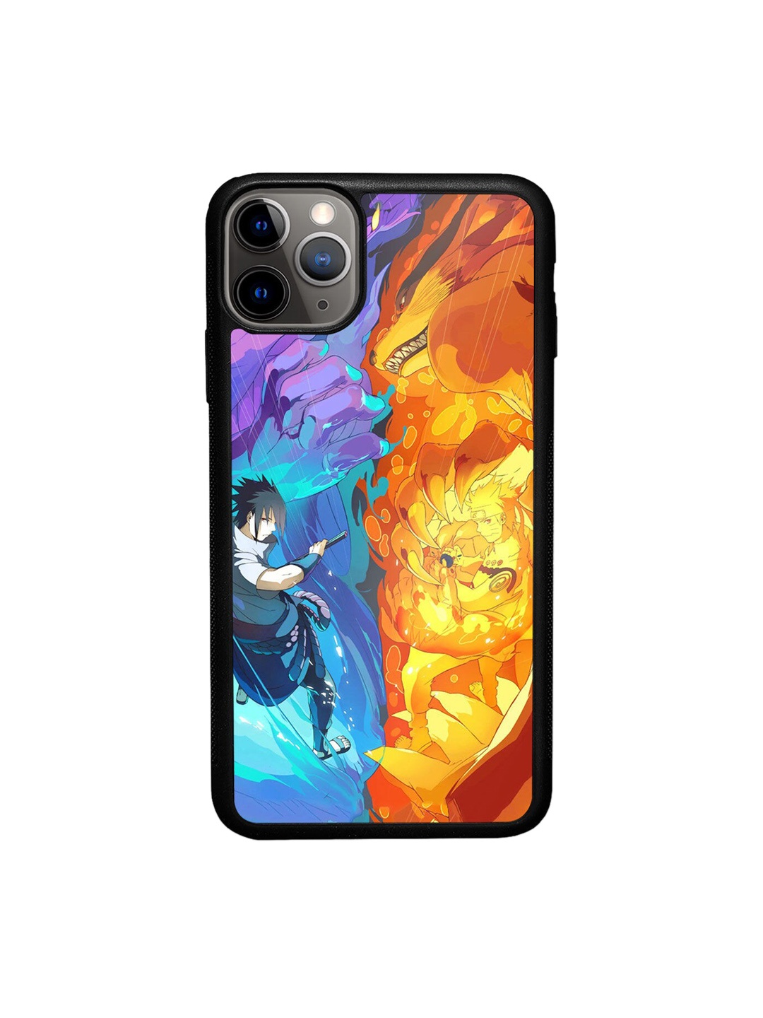 

macmerise Orange & Blue Susanoo Vs Kurama Design iPhone 11 Pro Bumper Phone Back Case
