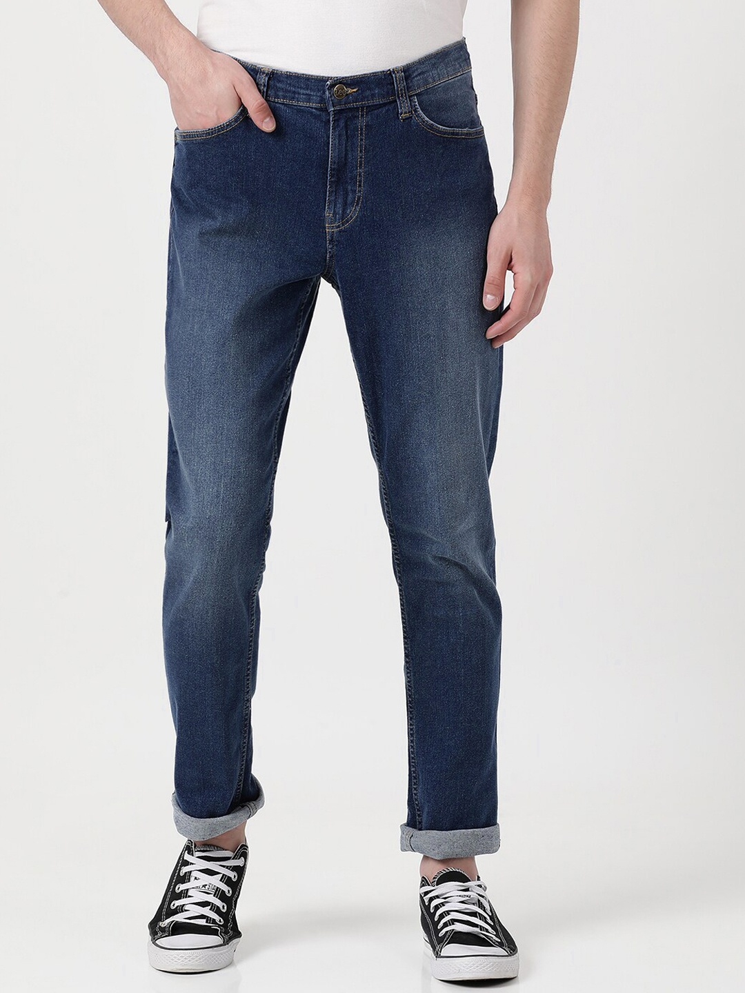 

Lee Men Blue Bruce Skinny Fit Light Fade Stretchable Jeans