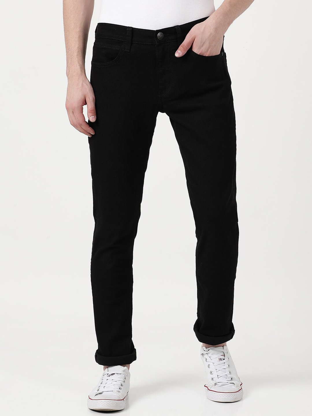 

Lee Men Slim Fit Stretchable Jeans, Black