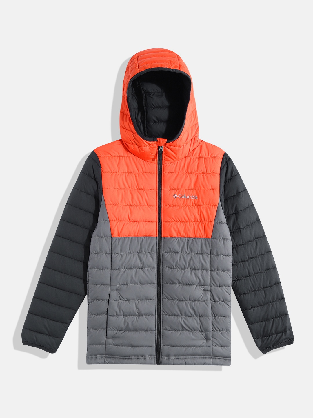 

Columbia Boys Colourblocked Insulator Outdoor Padded Jacket, Grey