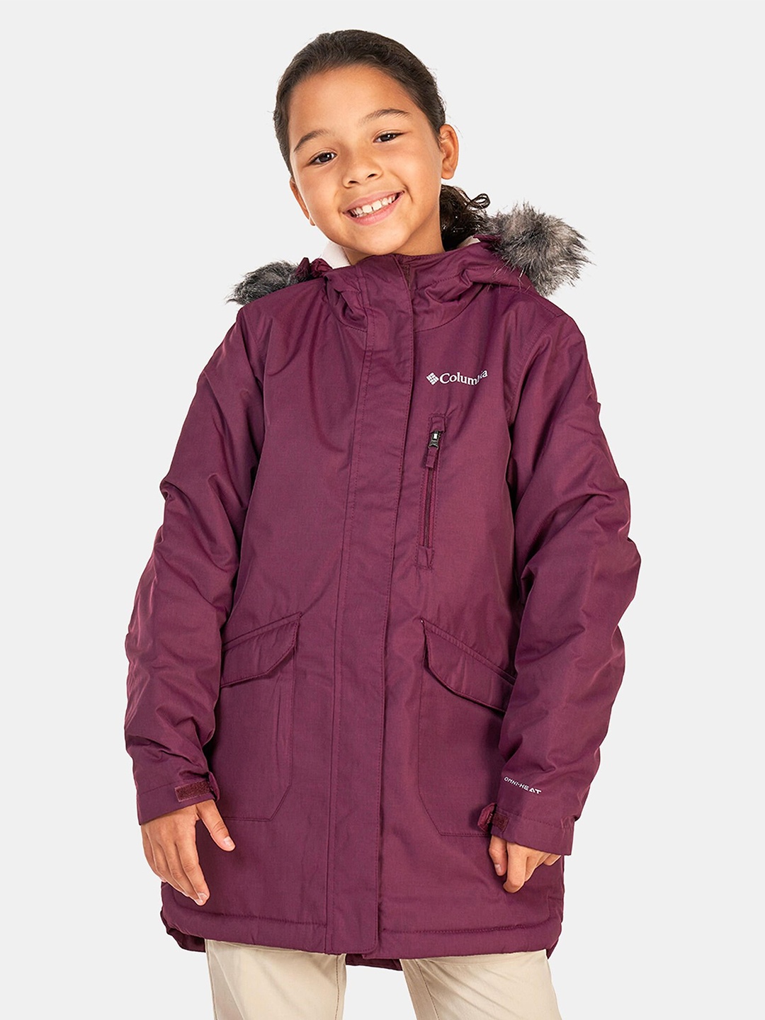 

Columbia Girls Suttle Mountain Long Insulated Jacket, Burgundy