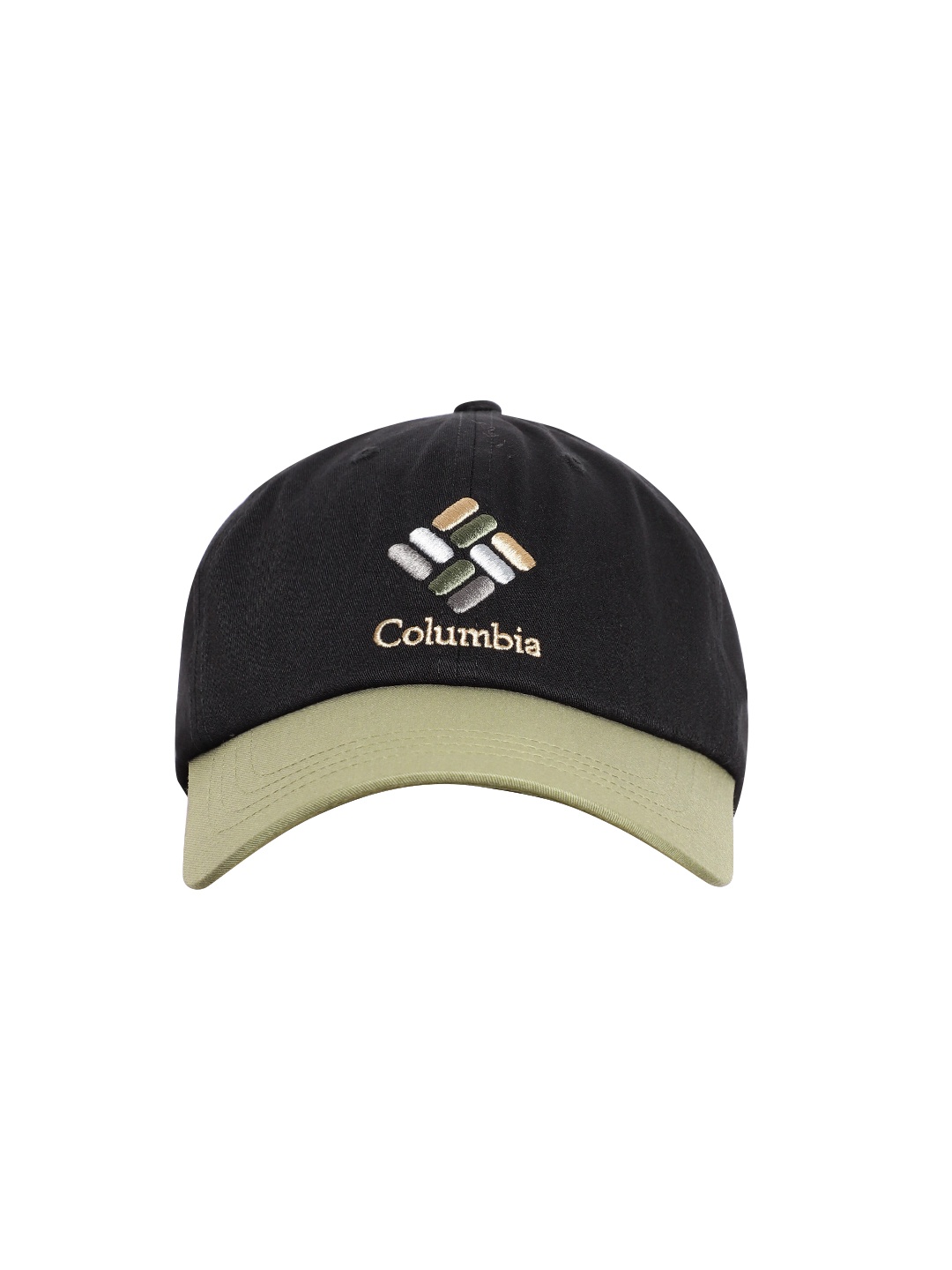 

Columbia Unisex Black & Green Embroidered Baseball Cap