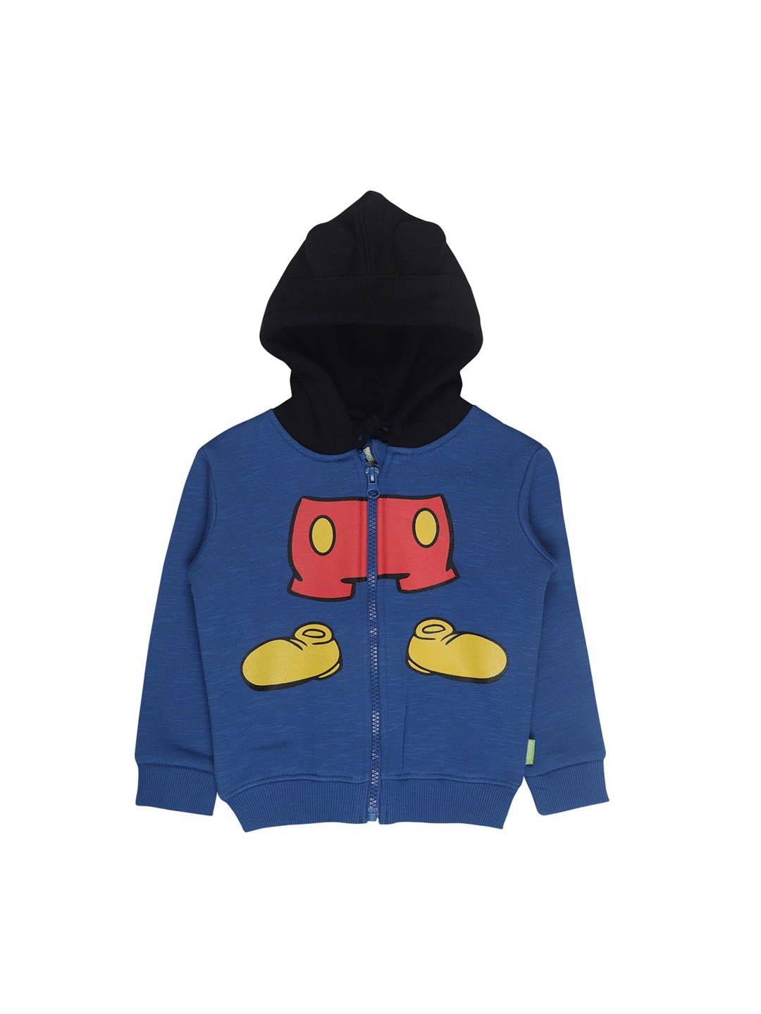 

Bodycare Kids Boys Blue Mickey Mouse Cotton Open Front Jacket