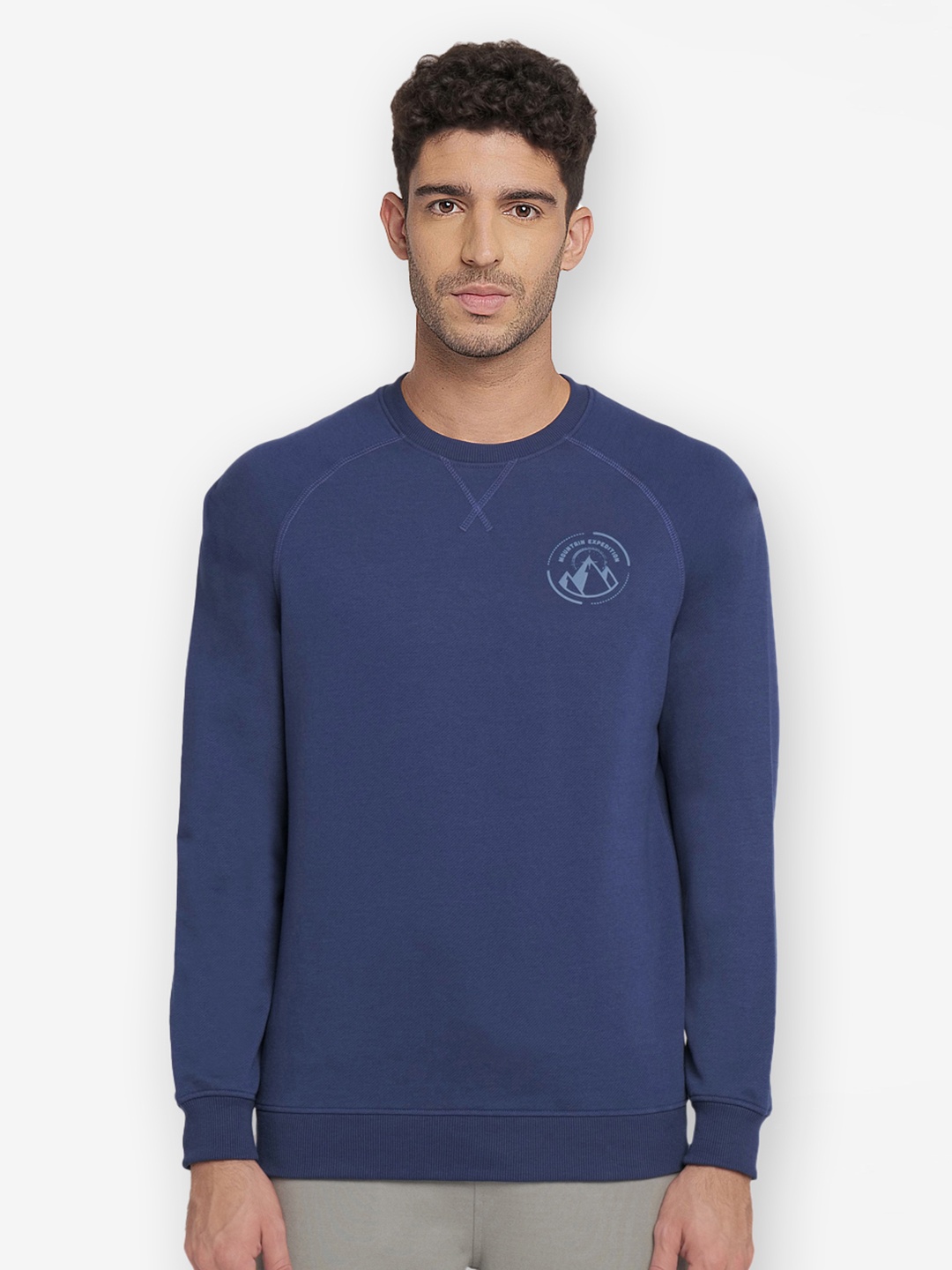 

Wildcraft Round Neck Pullover Sweatshirt, Blue