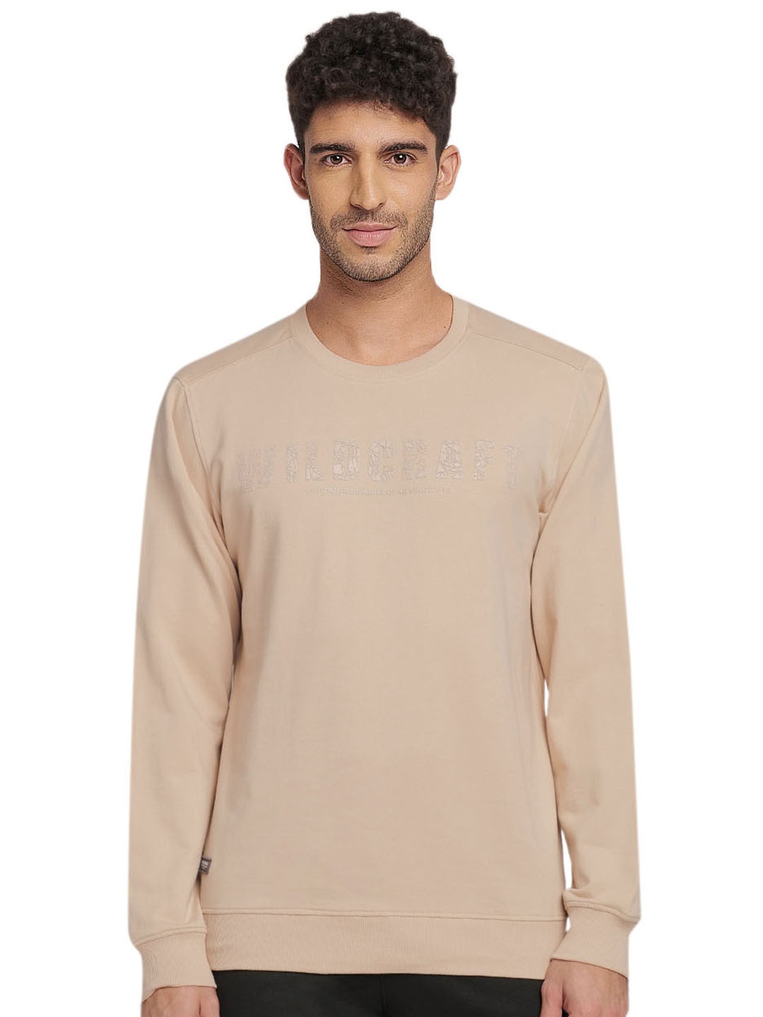 

Wildcraft Round Neck Cotton Sweatshirt, Beige