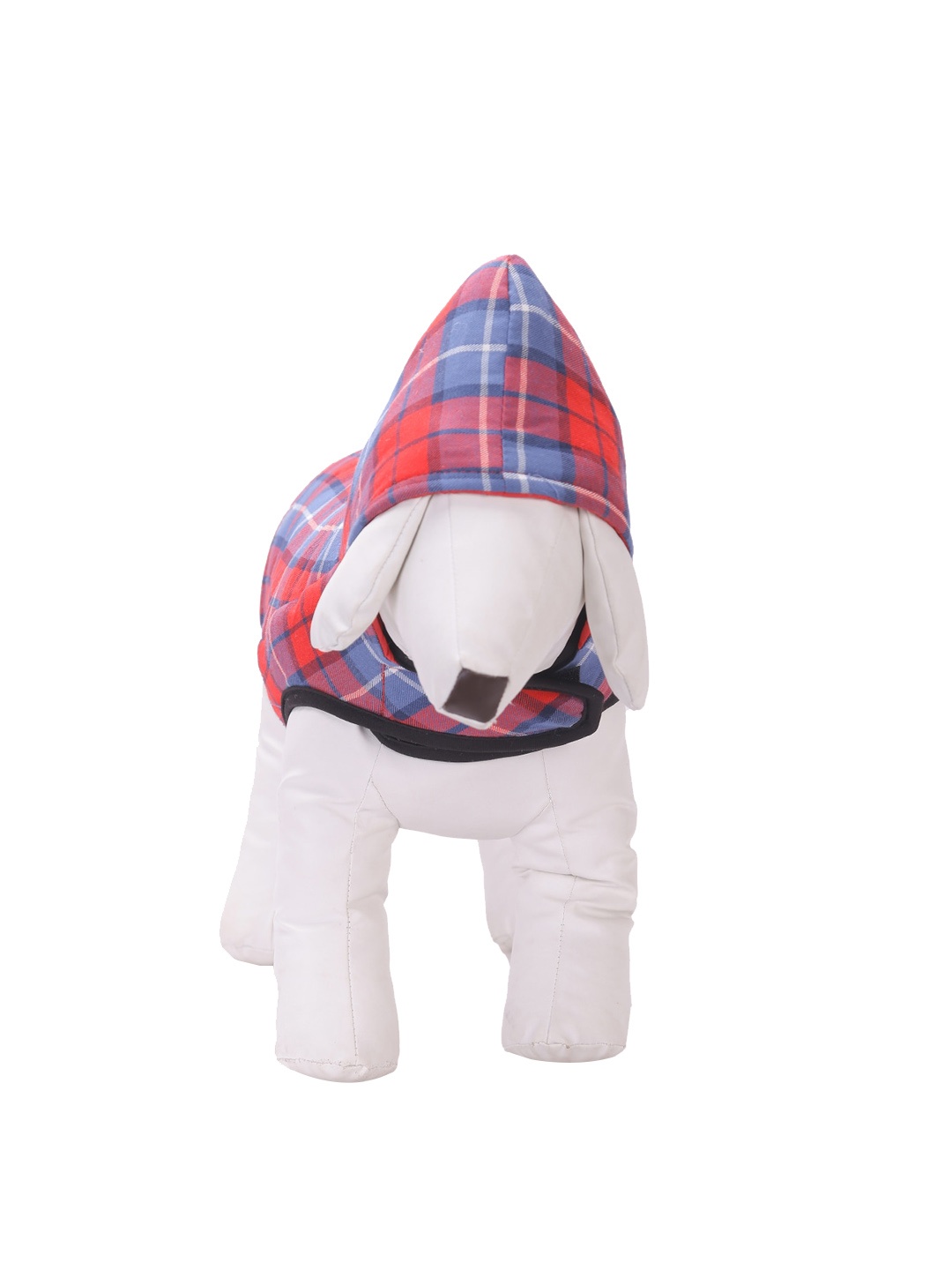 

Lulala Blue & Red Checked Dog Winter Reversible Jacket