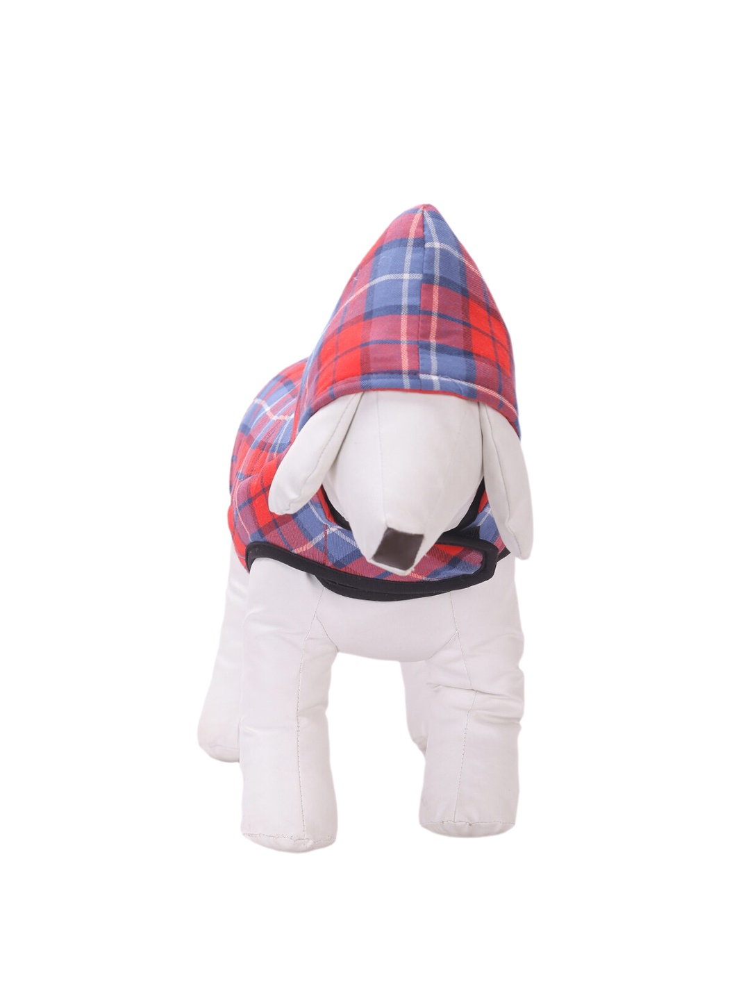 

Lulala Red & Blue Checked Reversible Hoodie Dog Jackets