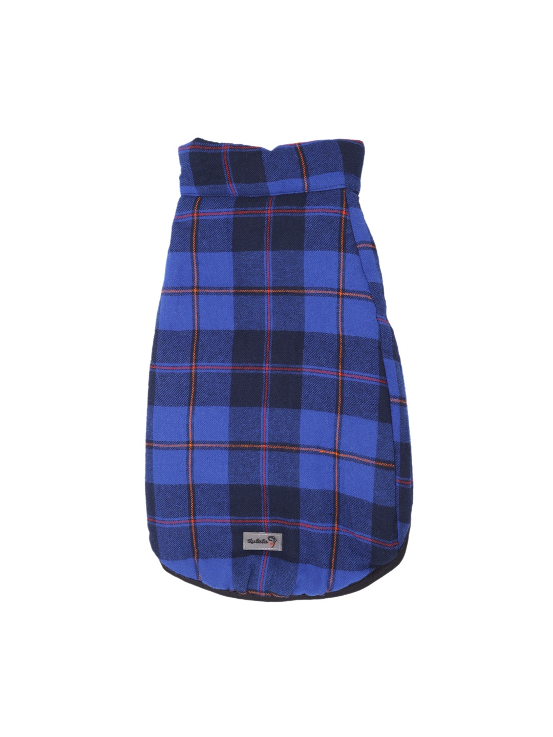 

Lulala Blue & Black Checked Reversible Dog Jackets