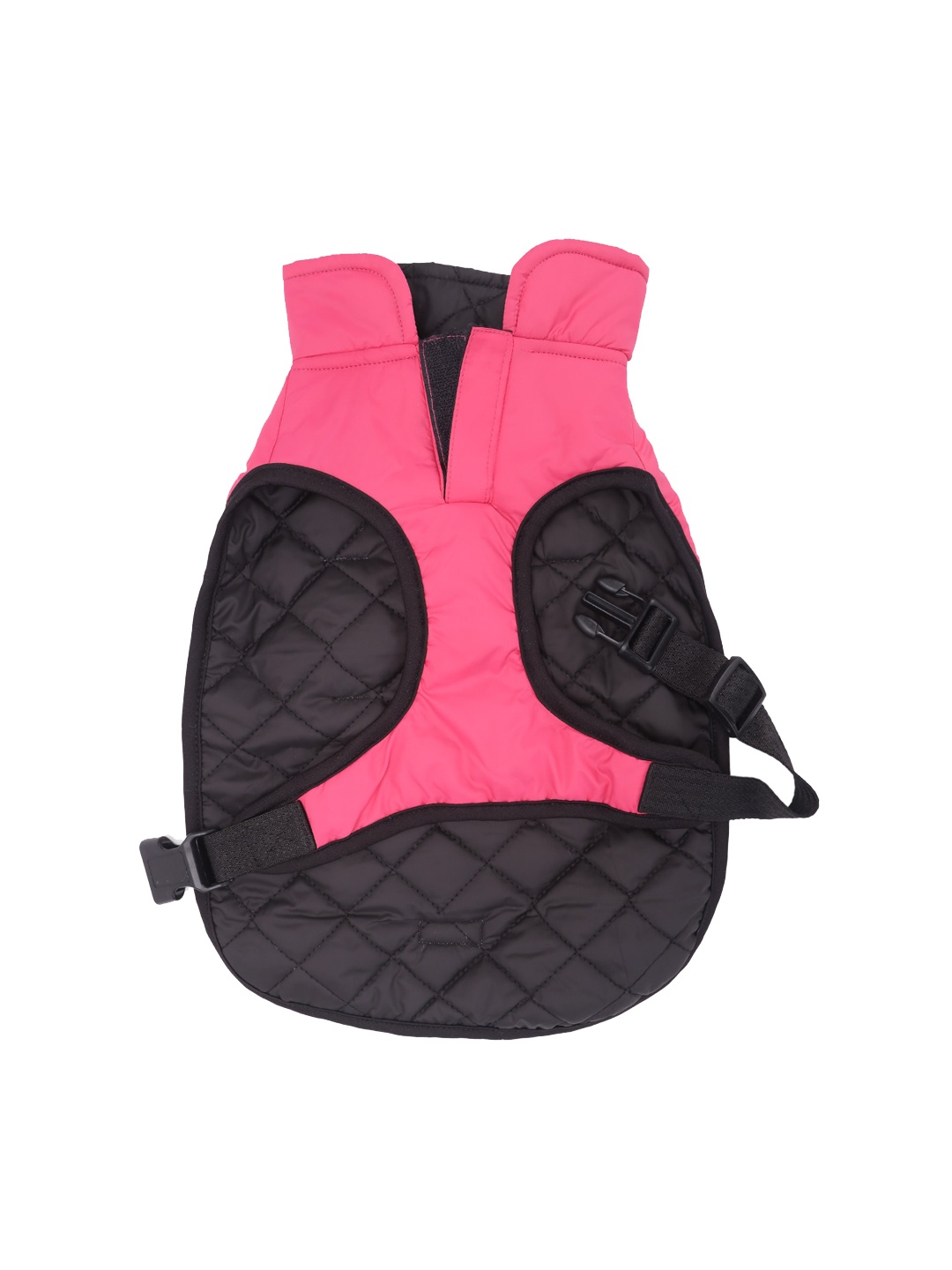 

Lulala Pink Solid Reversible Dog Jackets