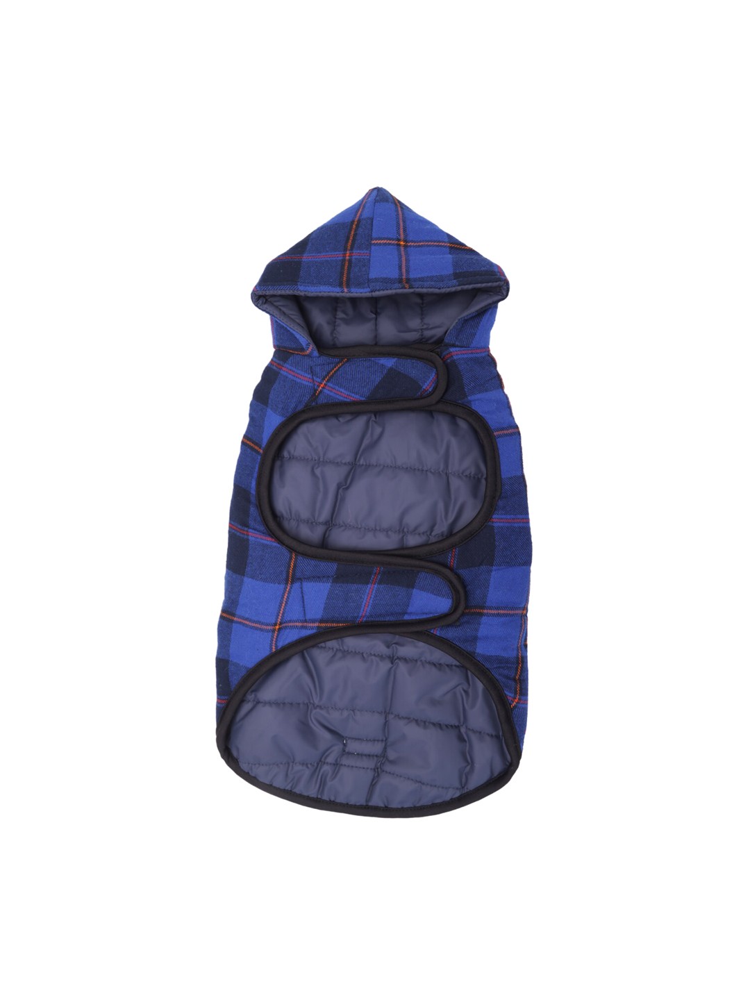

Lulala Black & Blue Checked Dog Jacket