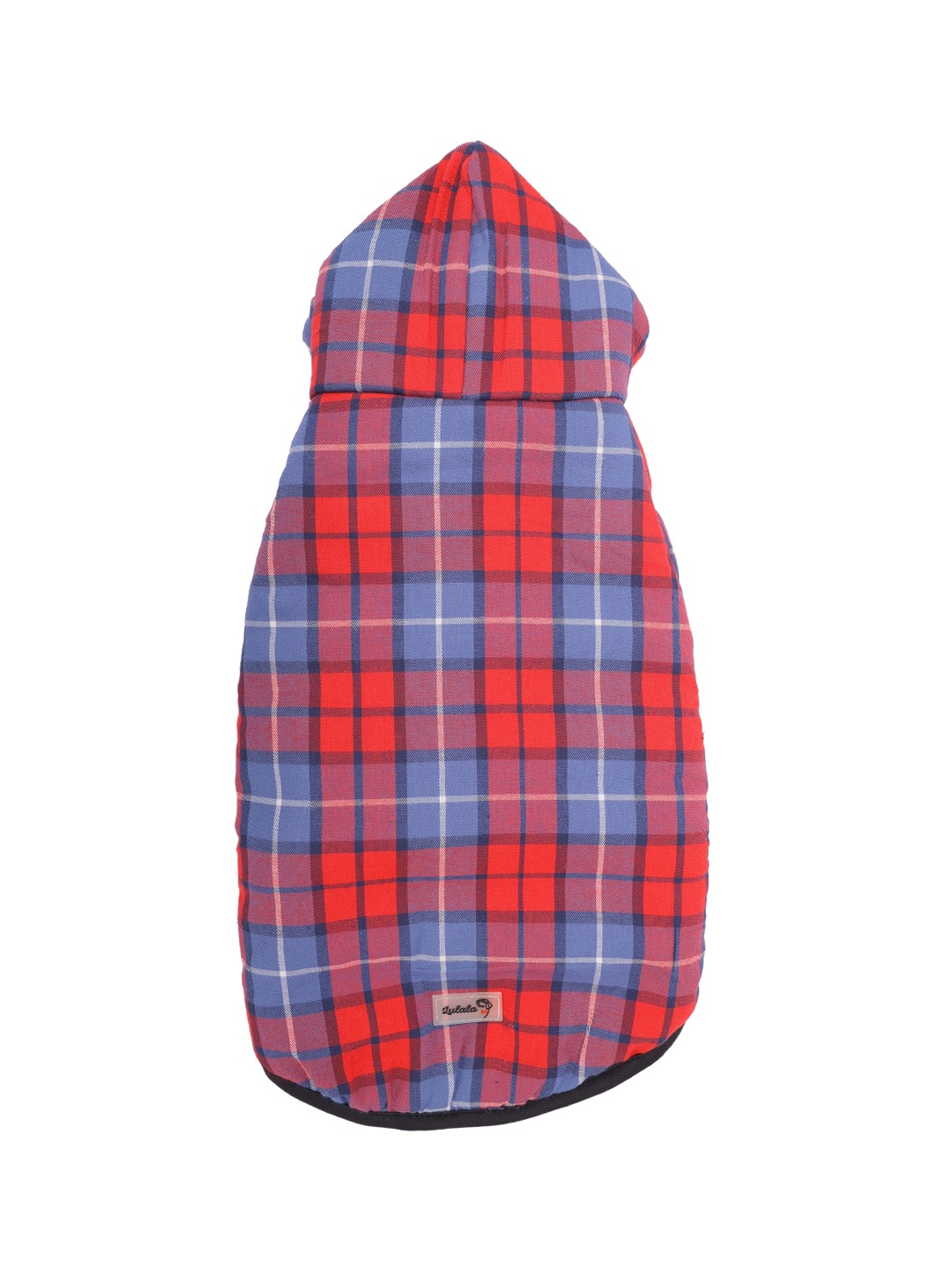 

Lulala Red & Blue Checked Reversible Hoodie Dog Jackets