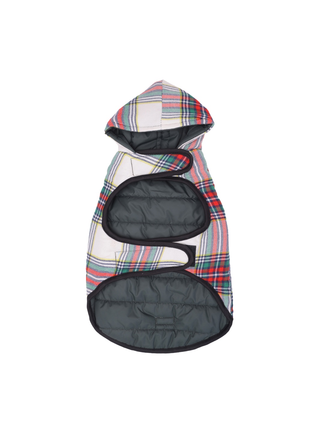 

Lulala Red & White Checked Reversible Hoodie Dog Jackets