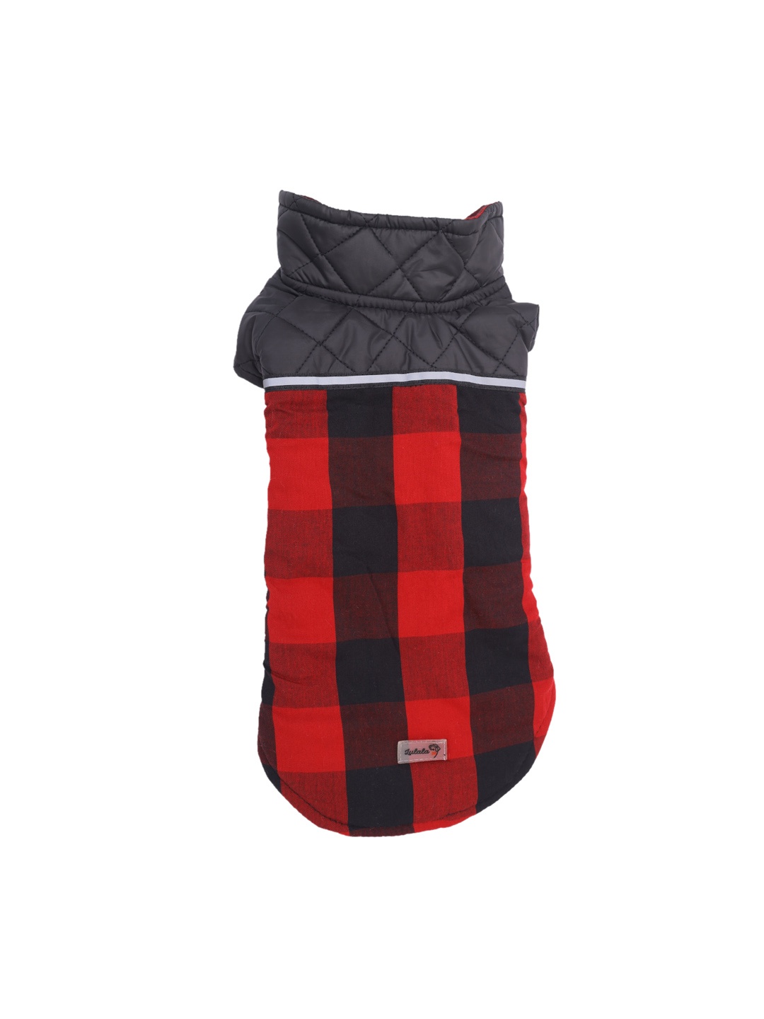 

Lulala Red & Black Checked Reversible Dog Jackets