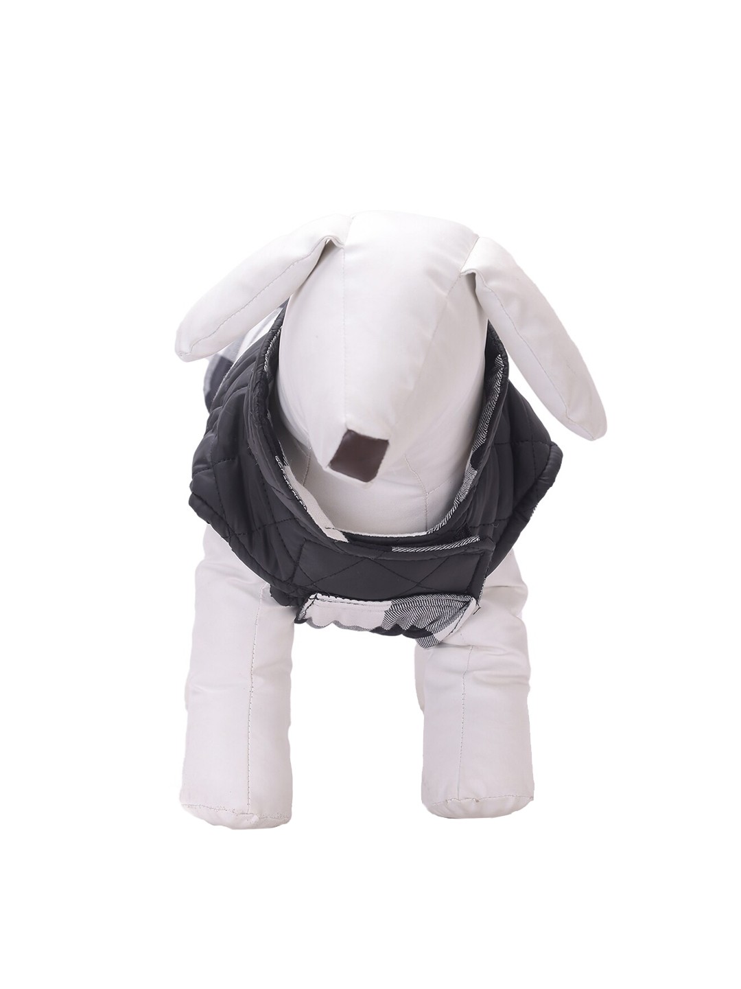 

Lulala Black & White Checked Reversible Dog Jackets