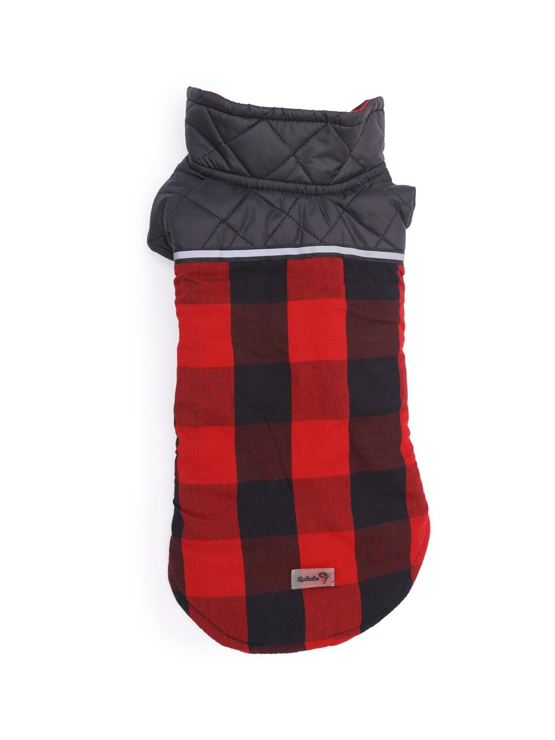 

Lulala Red & Black Checked Dog Reversible Jackets