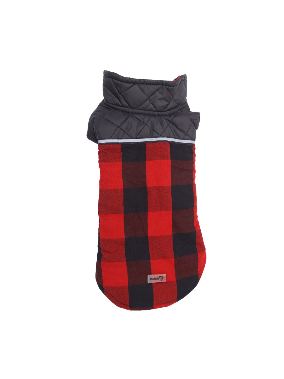 

Lulala Red & Black Checked Dog Reversible Jackets