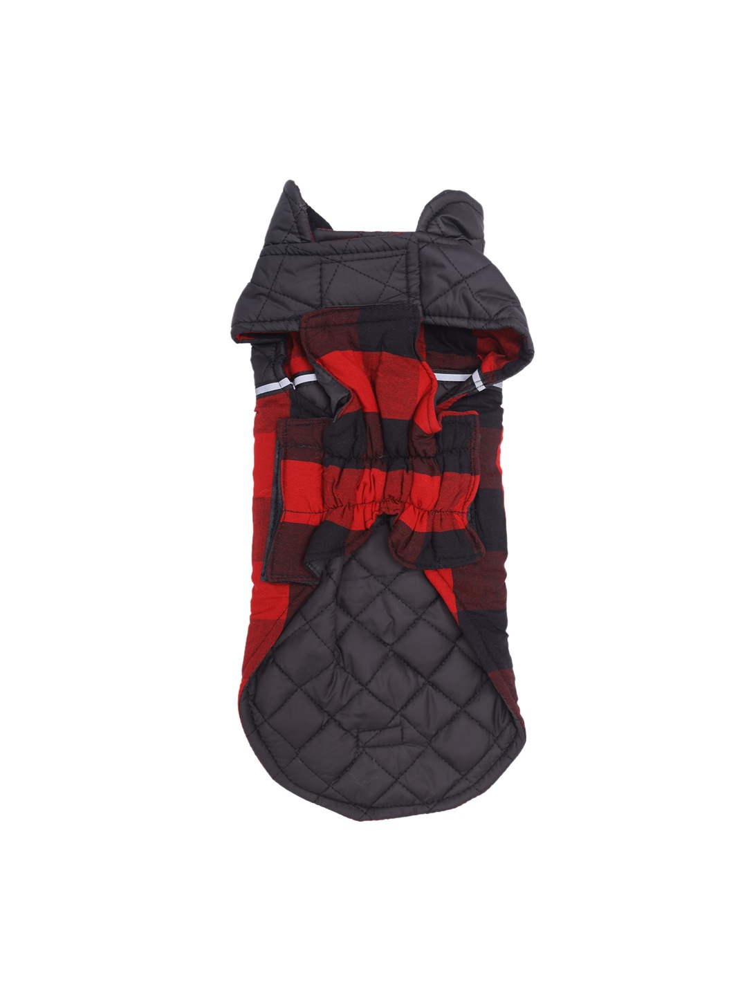 

Lulala Red & Black Checked Reversible Dog Jackets