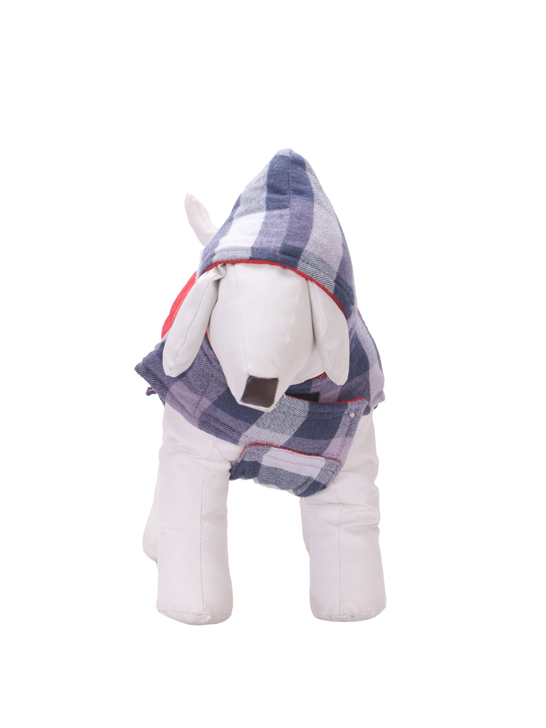 

Lulala Grey Checked Dog Reversible Winter Jacket