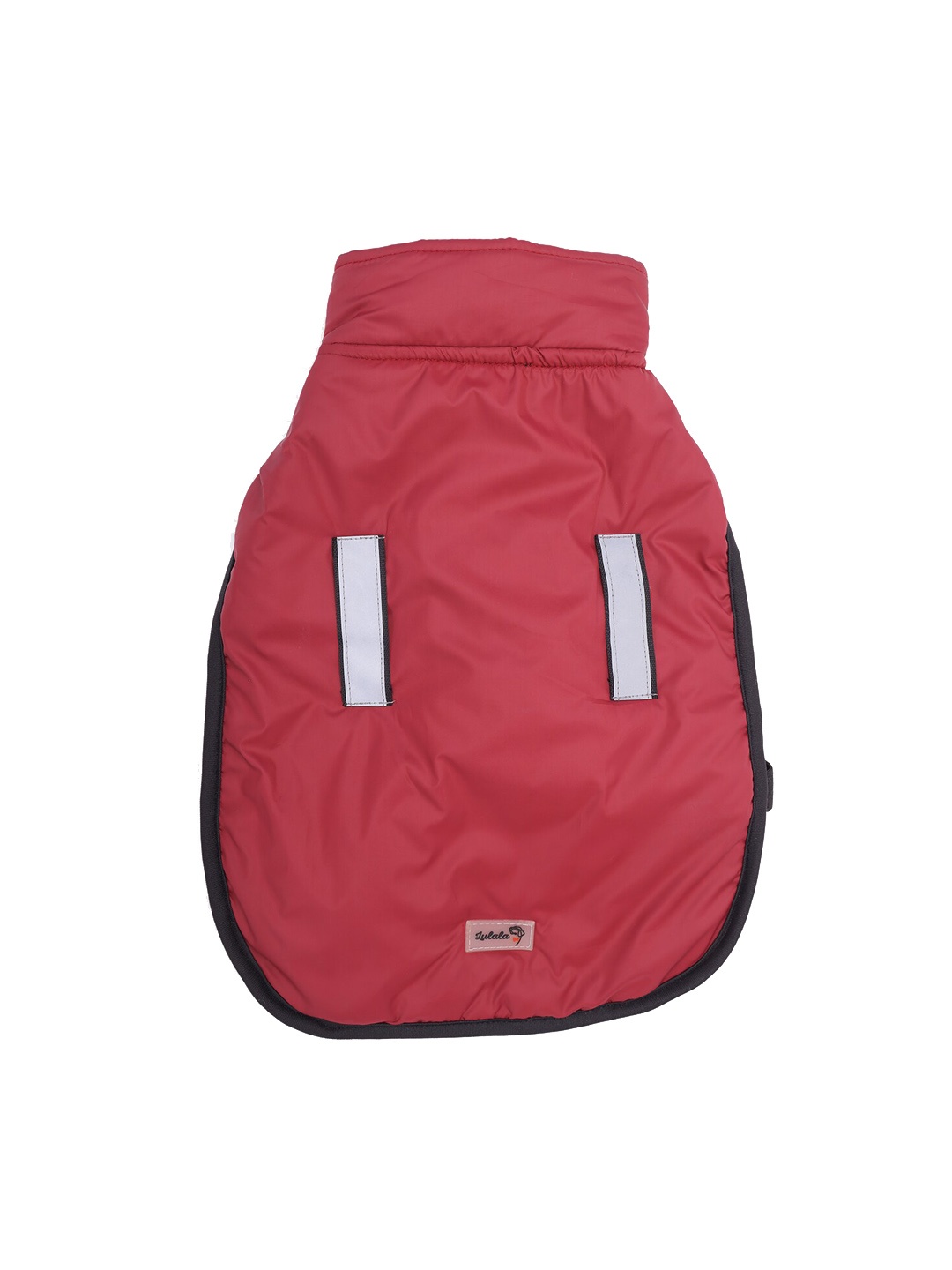 

Lulala Maroon Solid Reversible Dog Jackets