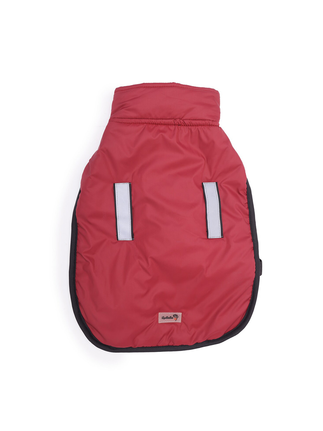 

Lulala Maroon Solid Reversible Dog Jacket