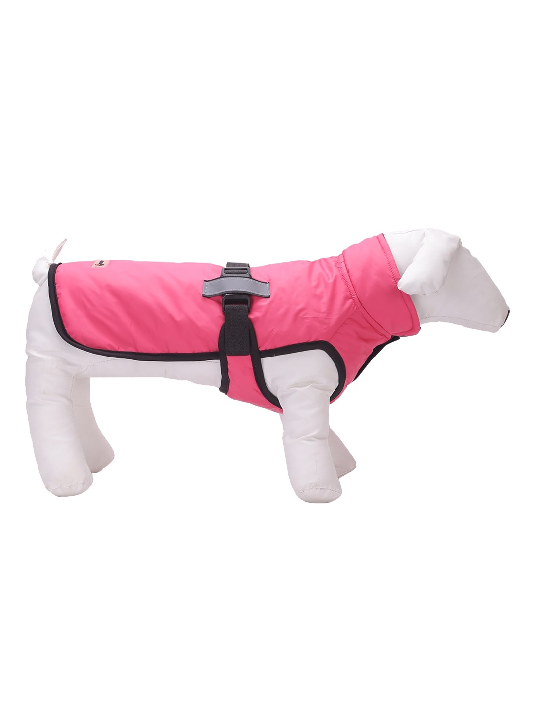 

Lulala Pink Solid Reversible Dog Jacket