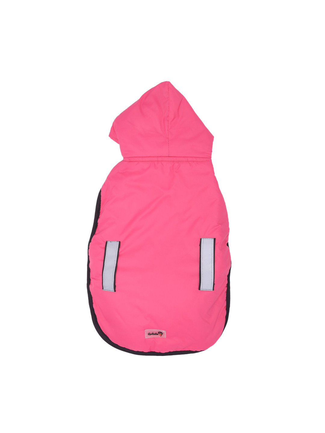 

Lulala Pink Solid Dog Winter Reversible Hoodie Jacket