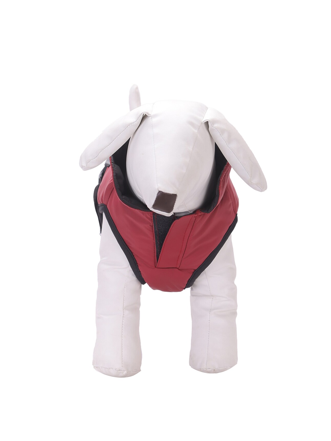 

Lulala Maroon Solid Dog Winter Reversible Jacket