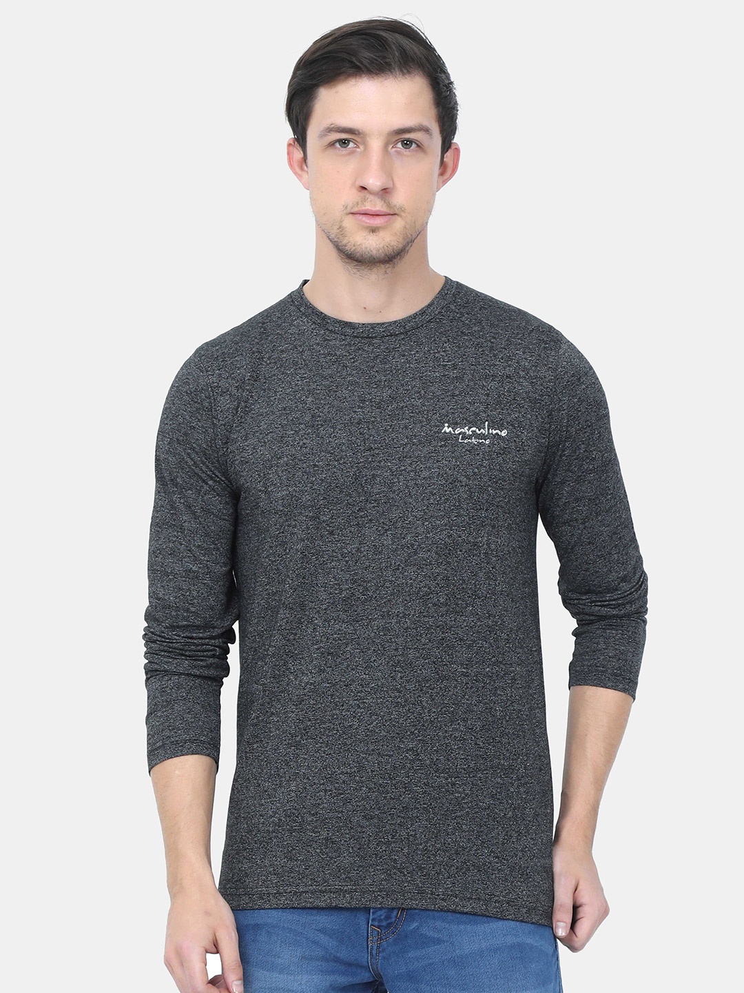 

Masculino Latino Men Charcoal Cotton T-shirt
