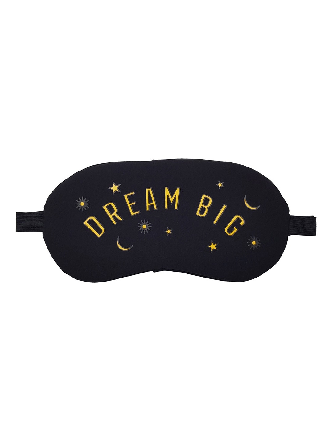 

JENNA Printed Dream Big Sleeping Eye Mask, Black