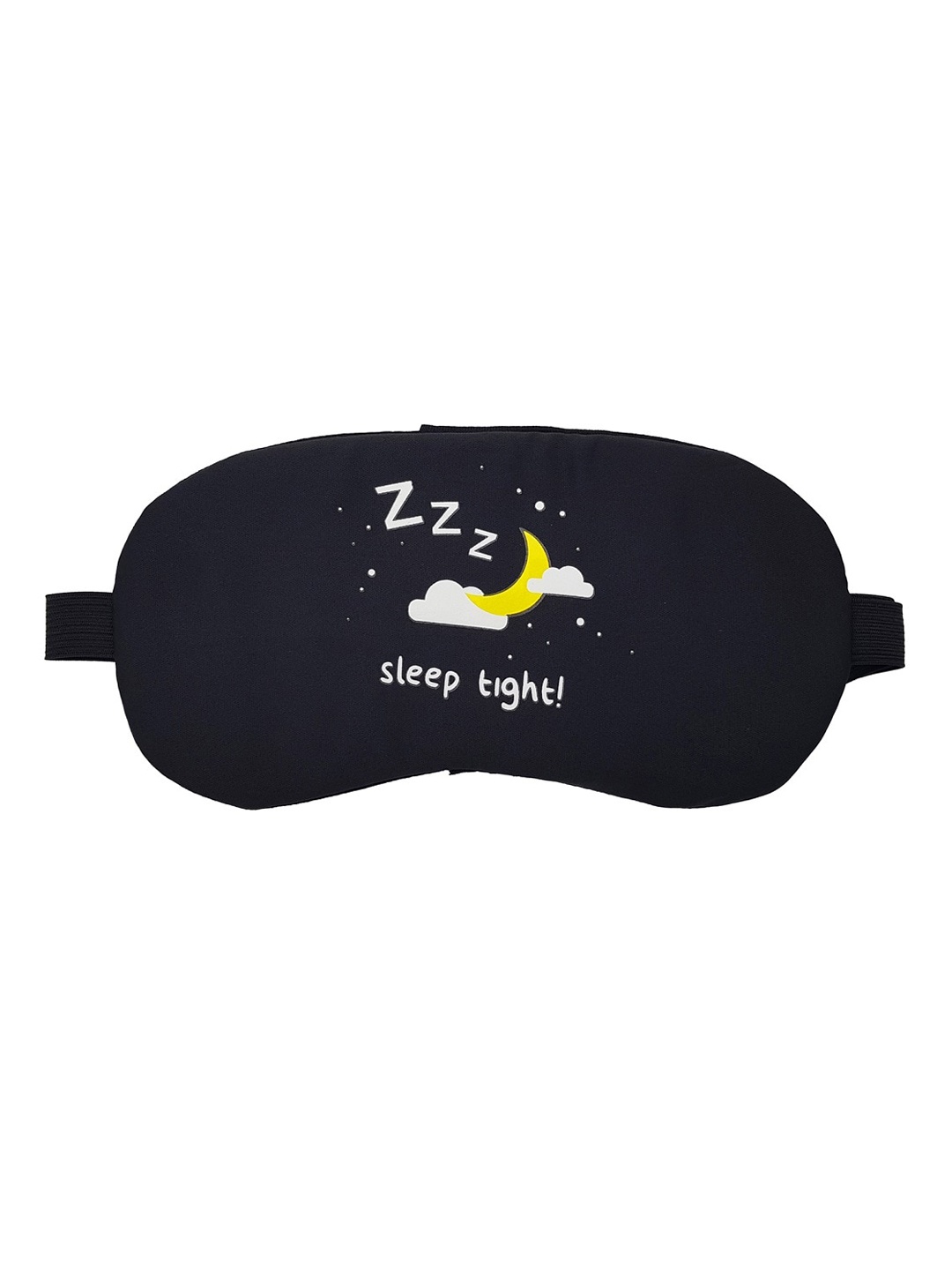 

JENNA Printed Sleep Tight Sleeping Eye Mask, Black