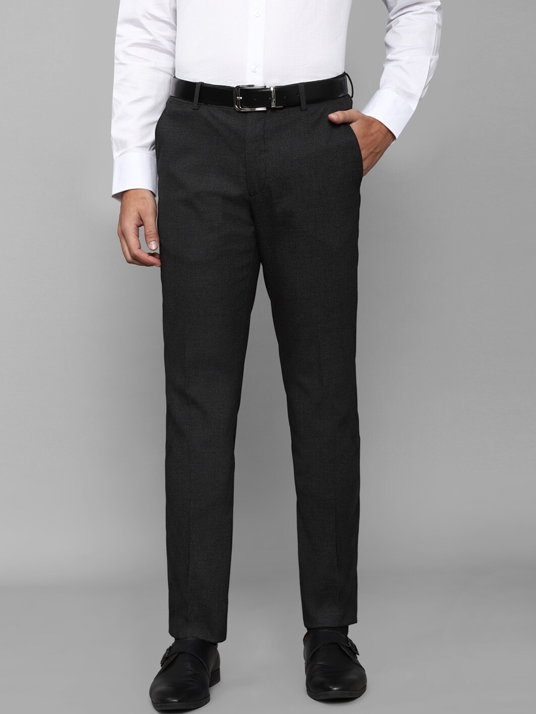 

Louis Philippe Men Black Slim Fit Formal Trouser