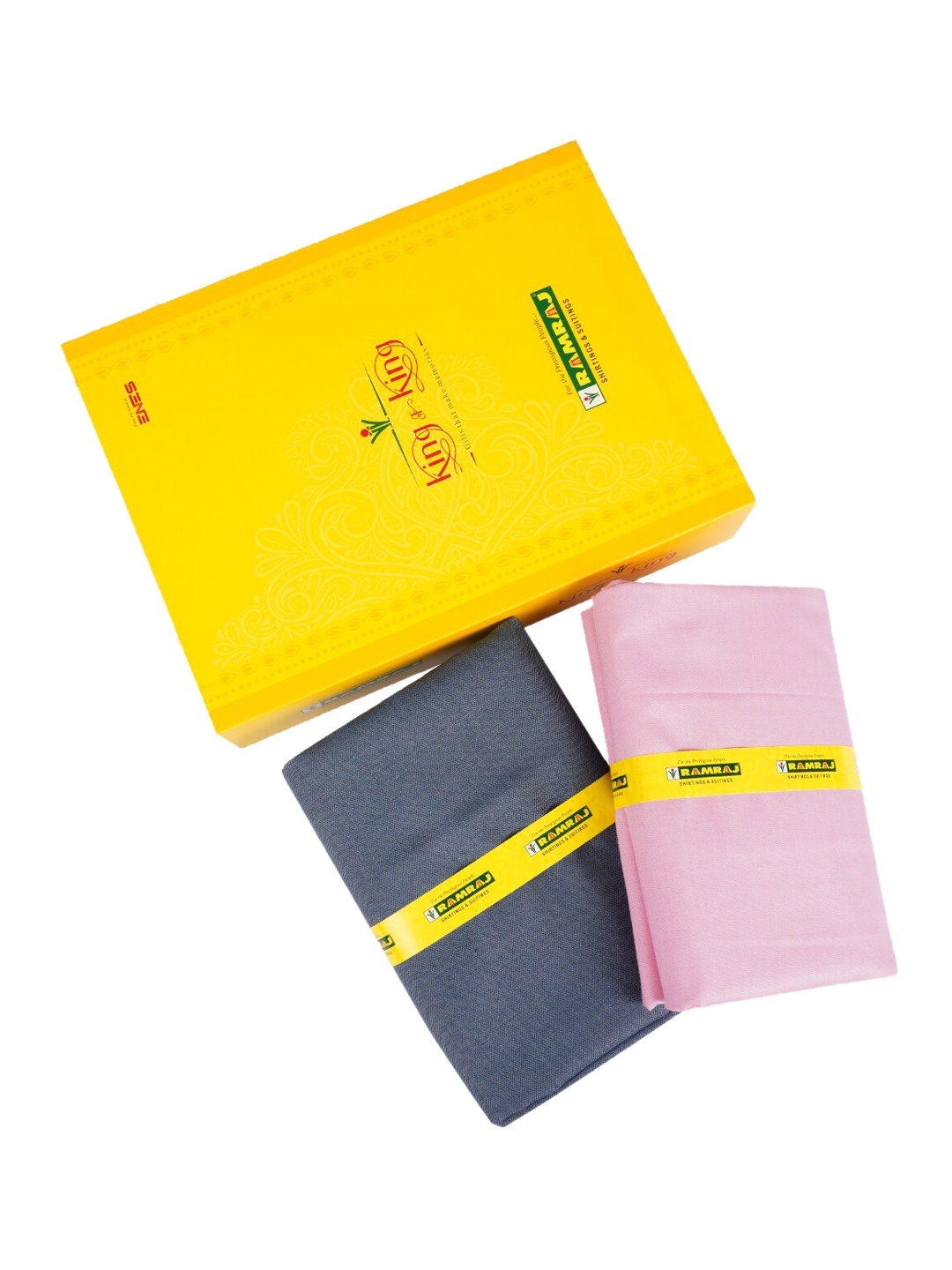 

Ramraj Men Pink Solid Shirt & Trouser Clothing Fabric